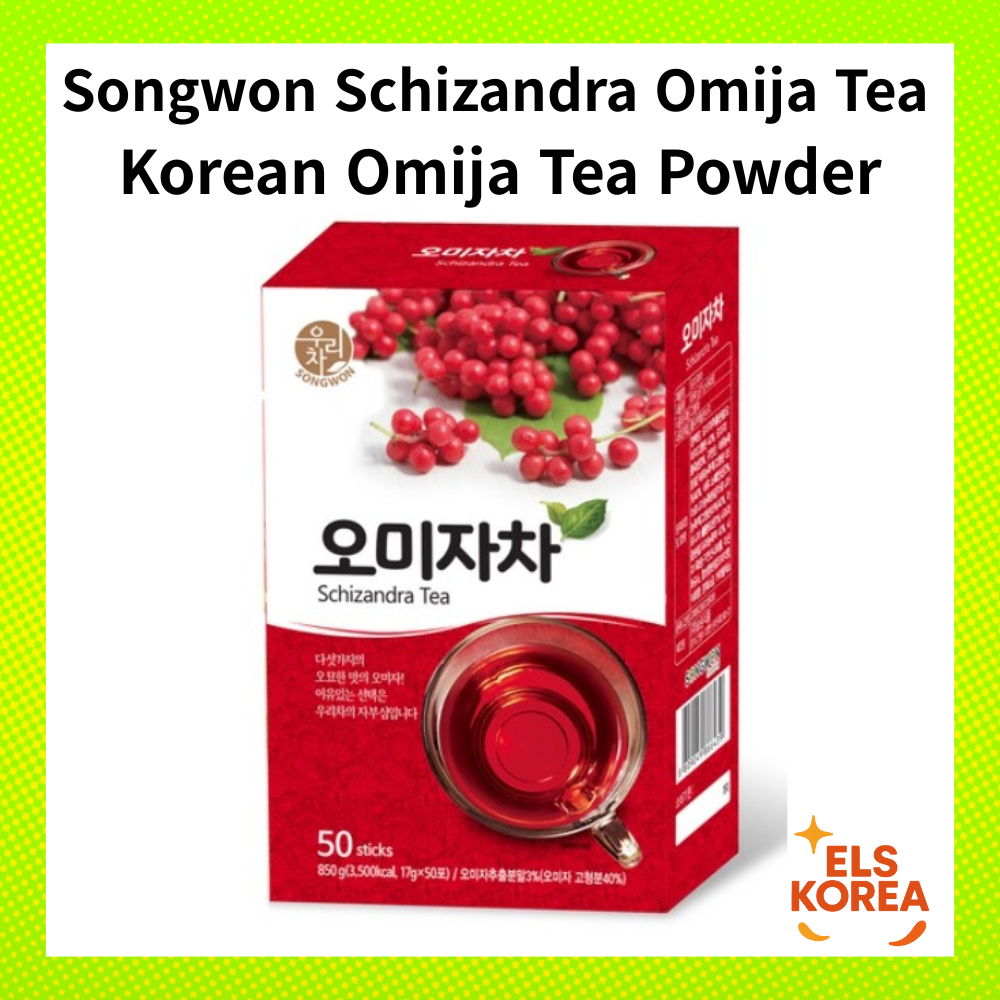 Songwon Schizandra Omija Tea 50T x 17G (850g) / Korean Omija Tea Powder ...