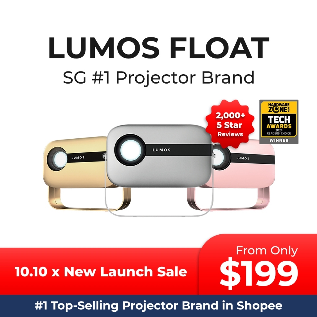 [Official Store] LUMOS FLOAT Home Cinema Projector | Shopee Malaysia