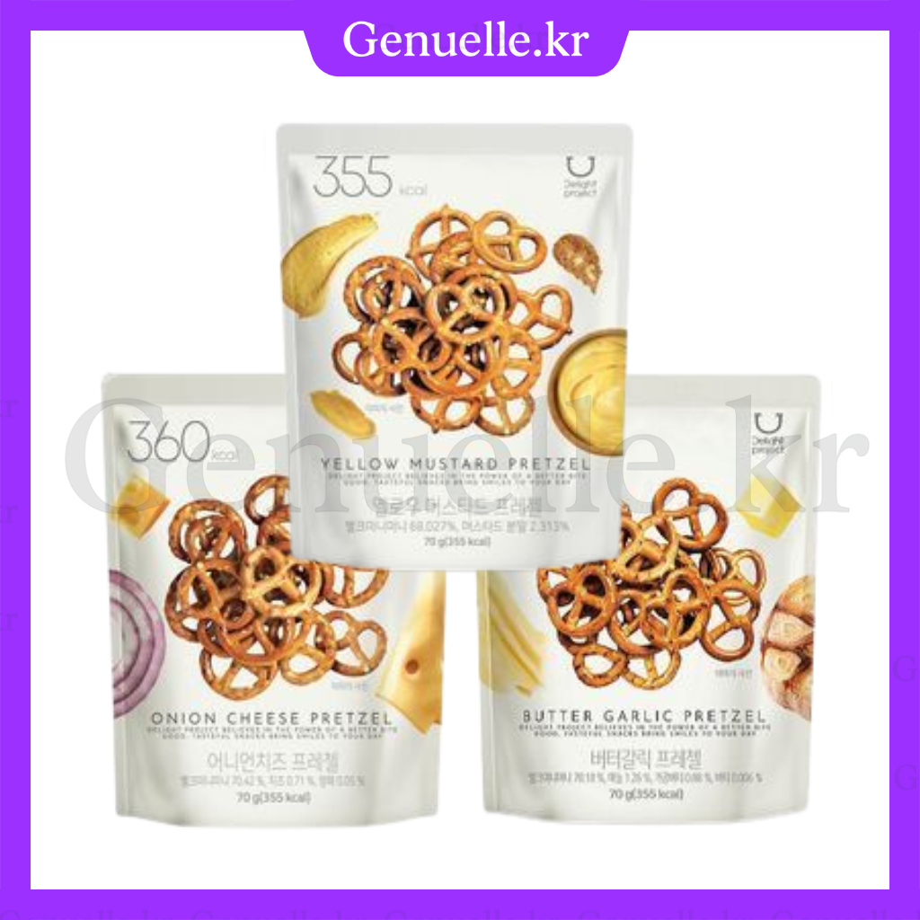 [Delight Project] Korean Pretzel Snack Collection | Butter Garlic ...
