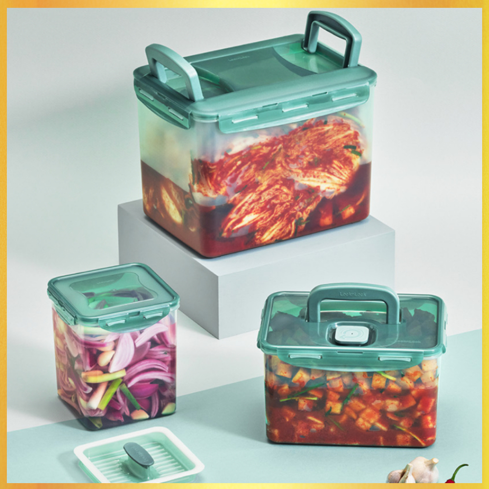 [LOCKNLOCK] Fresh Breathable Kimchi Container / Airtight Food Storage ...