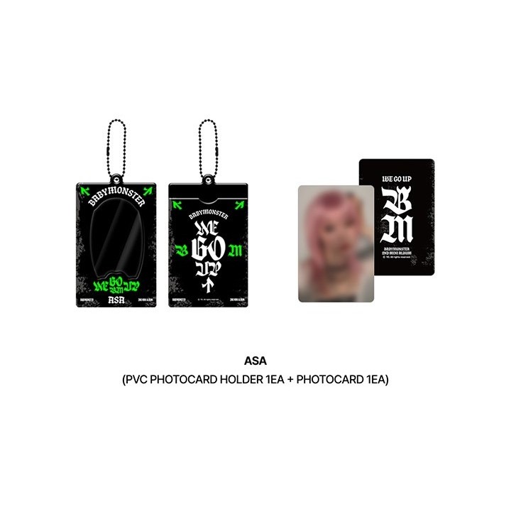 BABYMONSTER [WE GO UP] MD / PVC PHOTOCARD HOLDER | Shopee Malaysia