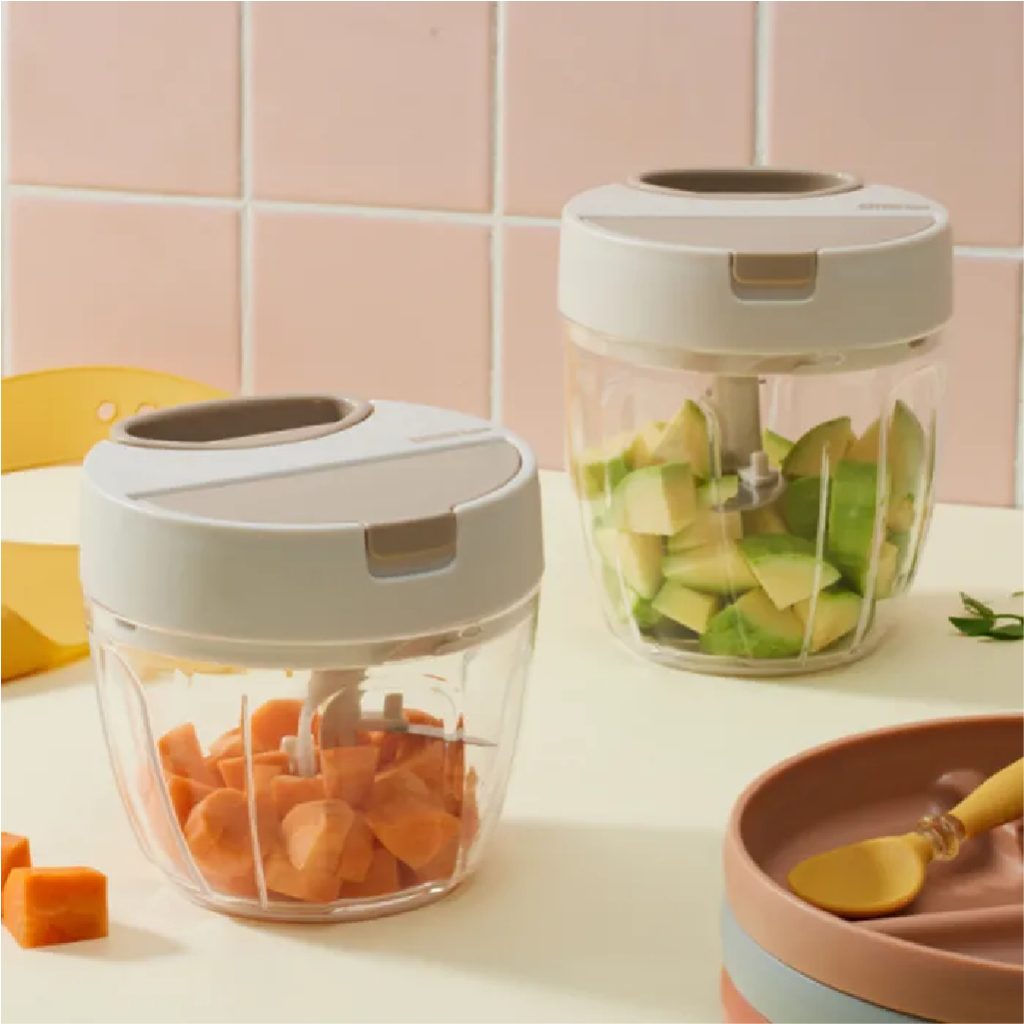 LocknLock & LITTLE LUV Lid-Type Manual Chopper, 650ml / 900ml Options ...