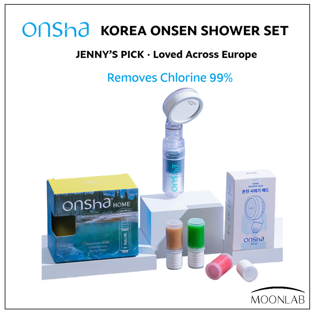 ONSHA Signature Spa Shower System | Onsen-Inspired Mineral Ritual (Head ...