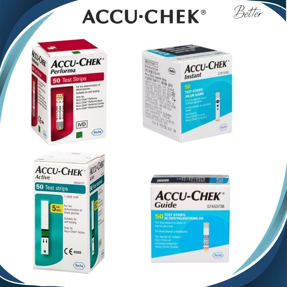 Accu-Chek Test Strips 50s 100s Blood Glucose (Instant / Performa ...