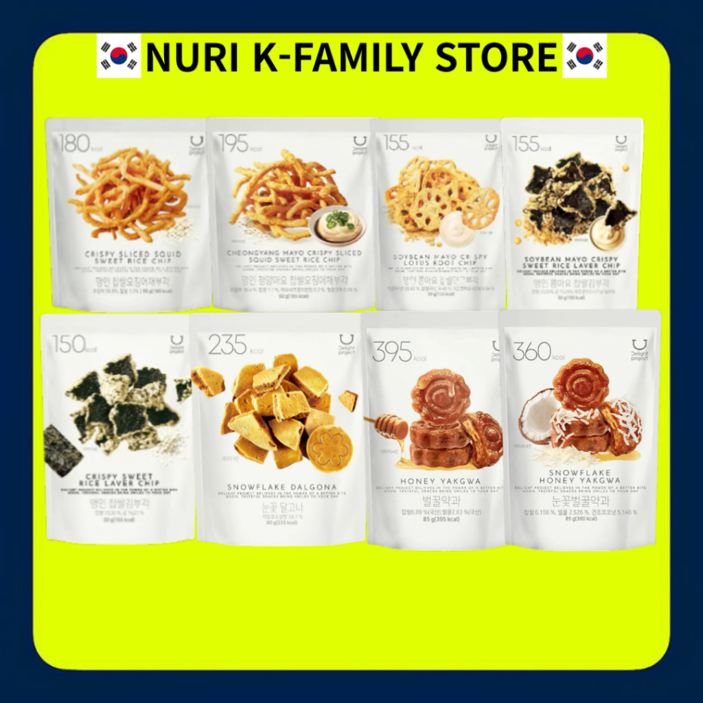 Delight Project Traditional Korean Snack Collection (Bugak/Yakgwa ...