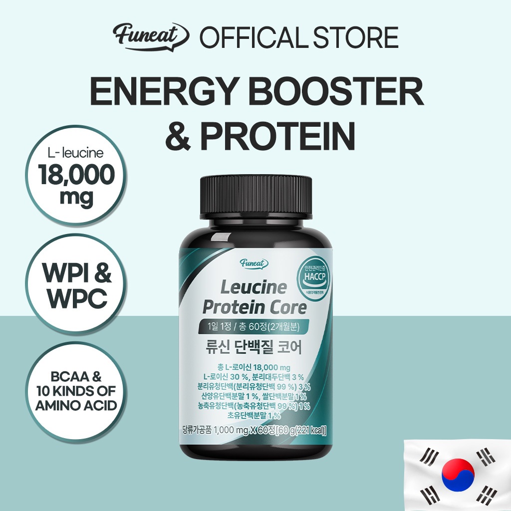 Funeat Leucine Protein Core - BCAA WPI WPC WPH Excersing booster Muscle ...