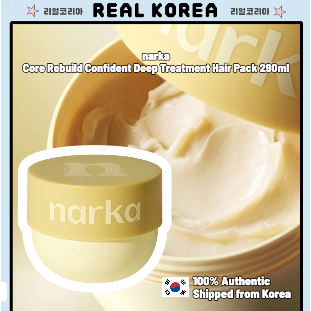 narka Core Rebuild Confident Deep Treatment Hair Pack 290ml | Shopee ...