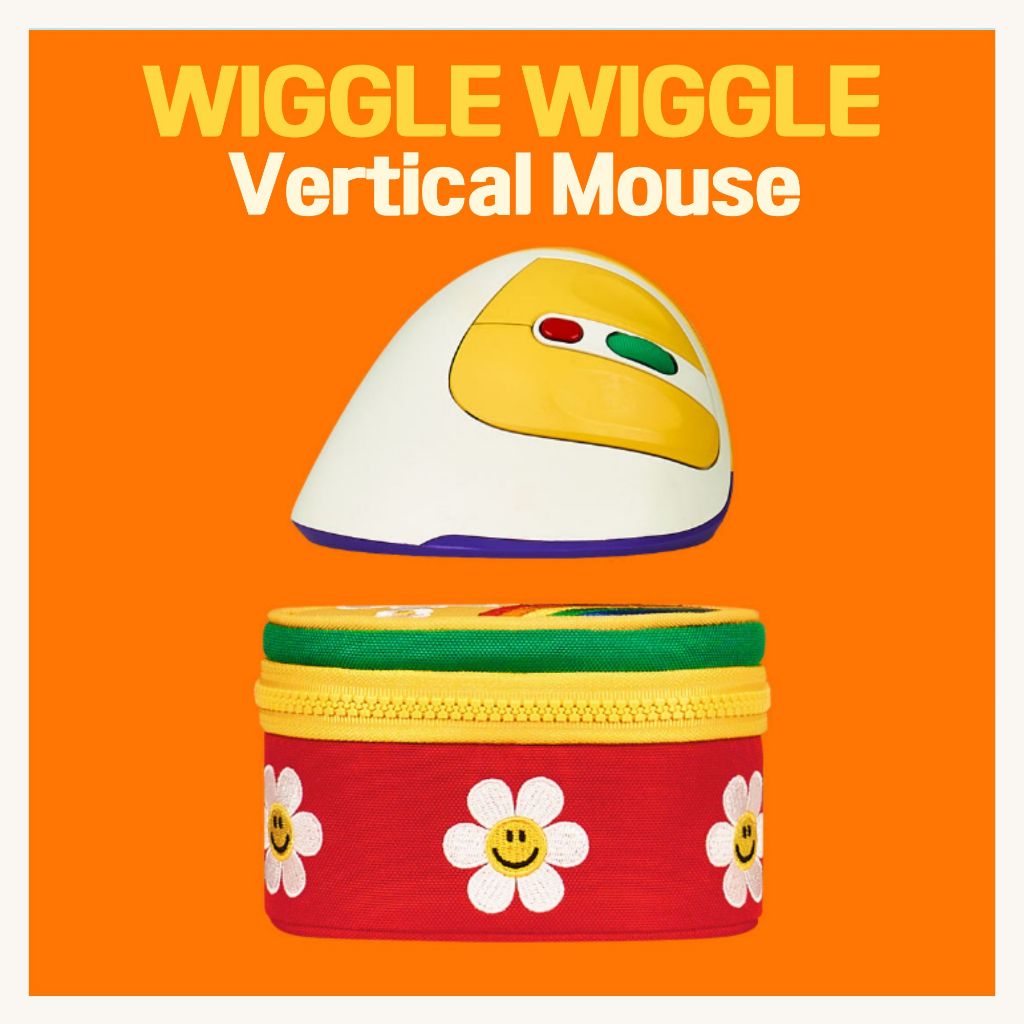 [Wiggle Wiggle] Vertical Mouse ABKO Wireless Ergonomic with Pouch ...