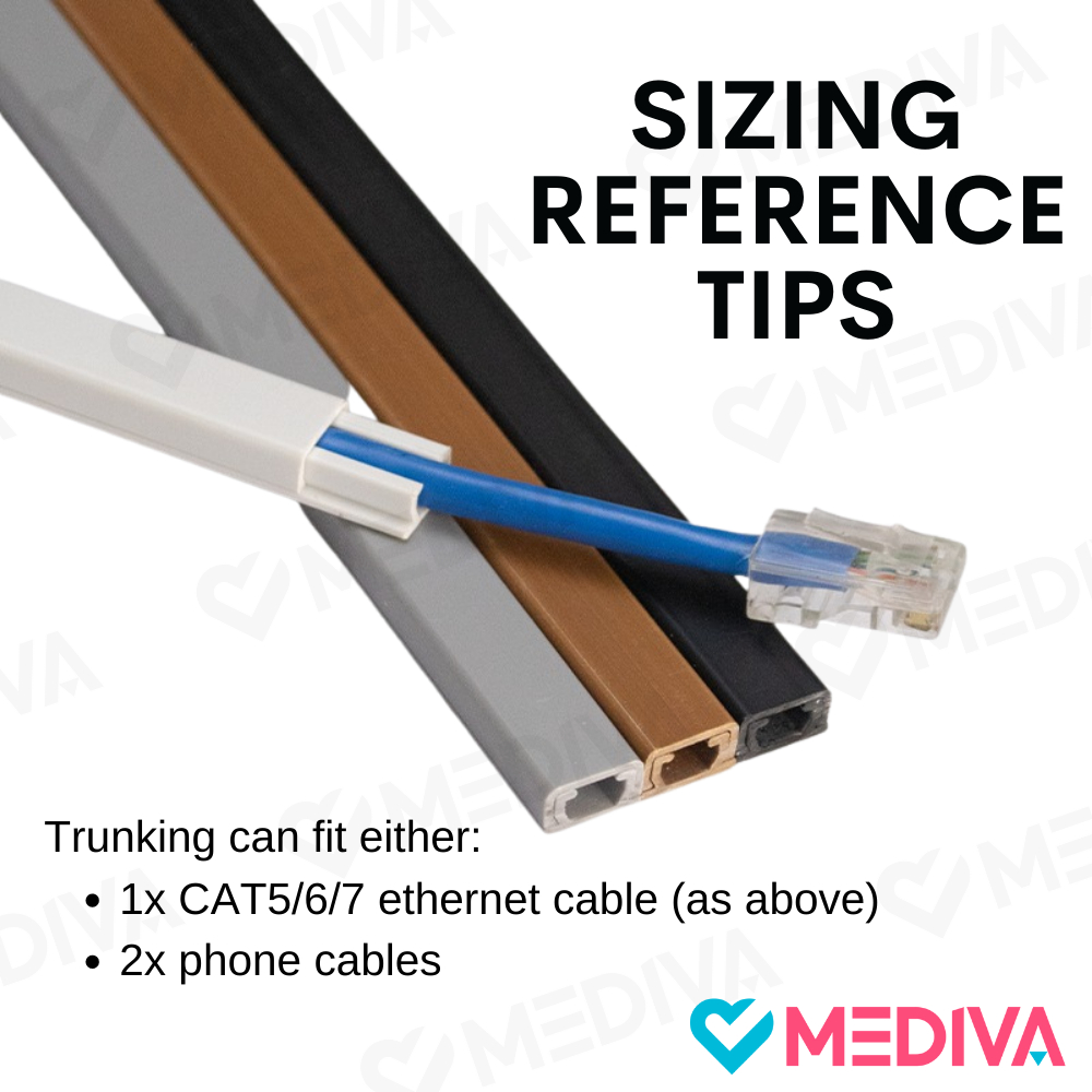 Electrical Cable Trunking Strip with Self Adhesive Slidable PVC Wire