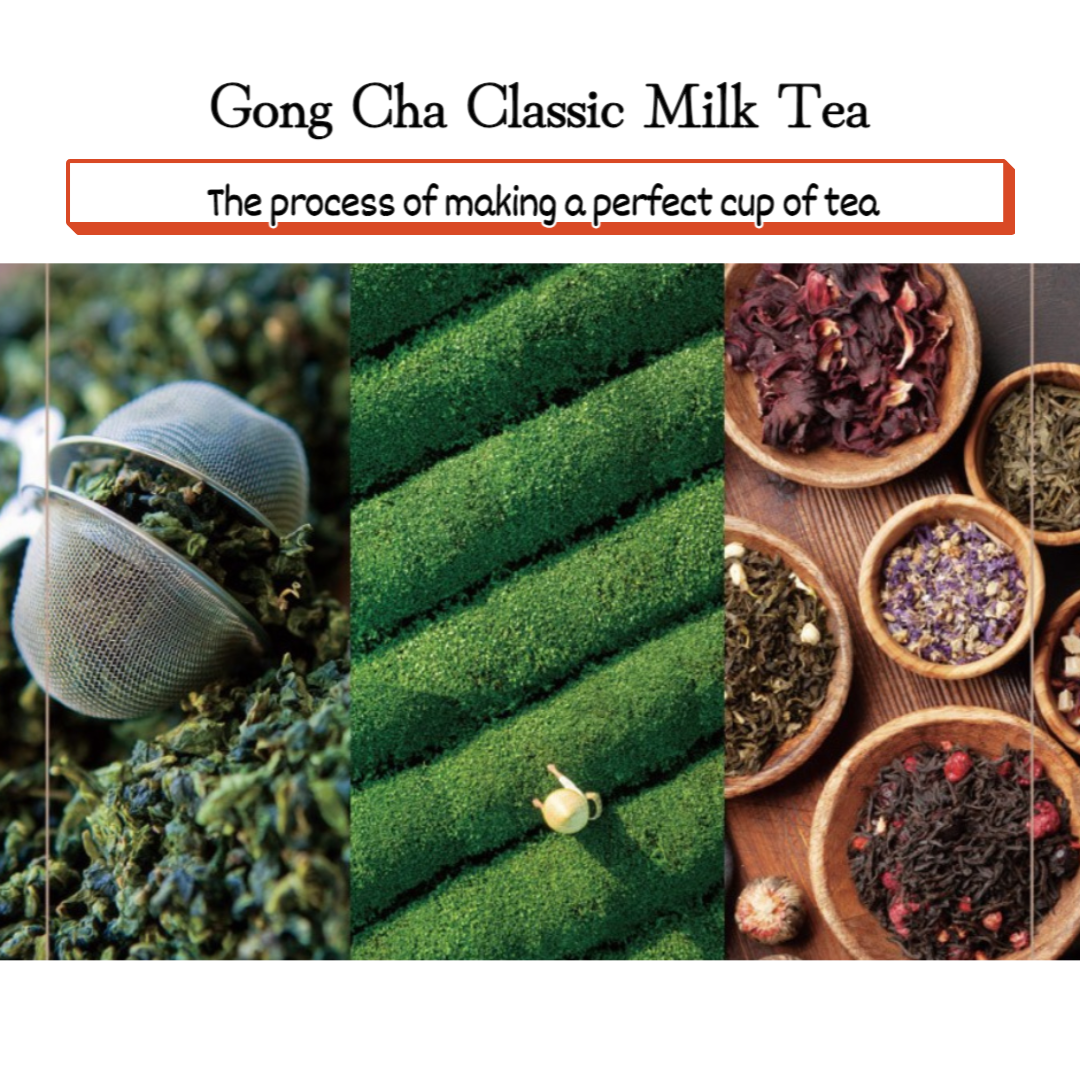 Gong Cha Classic Milk Tea 20g Jeju Green Milk Tea Strawberry