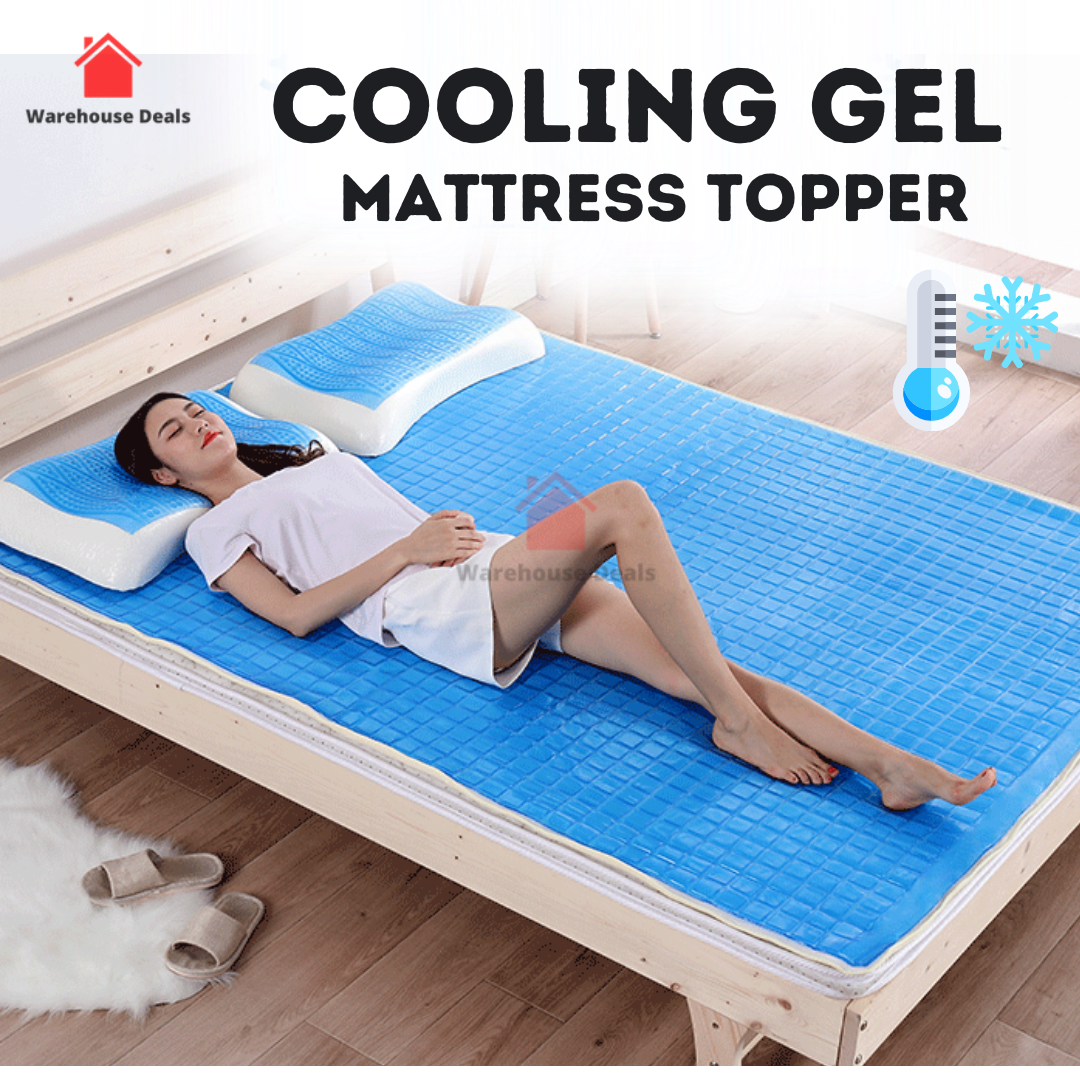 High Quality Cooling Gel Bed Mattress Topper (Single, Queen, King)  Cooling Gel Mat