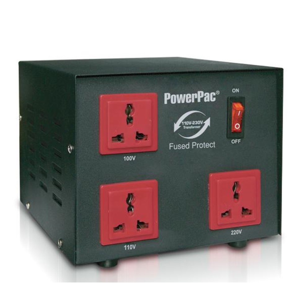 Transformer Universal Step-up/Step down AC100V-230V Powerpac 2000 Watts ...