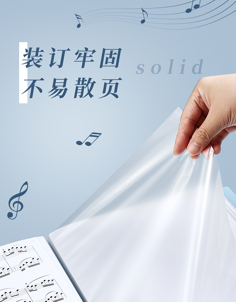A4 File Display Book Folder 40/60/80Pages Transparent Insert Pocket ...