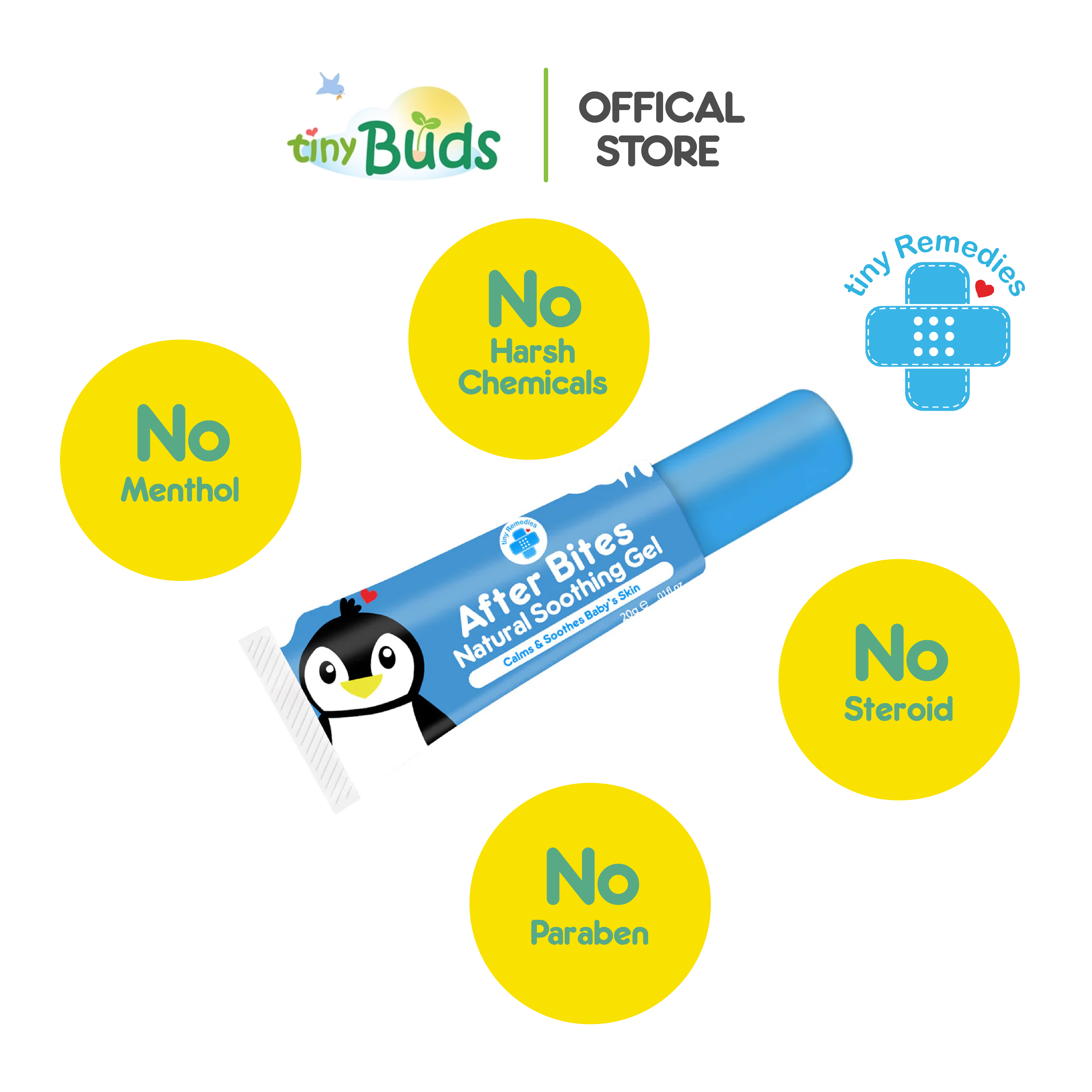 Tiny Buds After Bites (insect bites soothing gel/anti itch) | Shopee ...