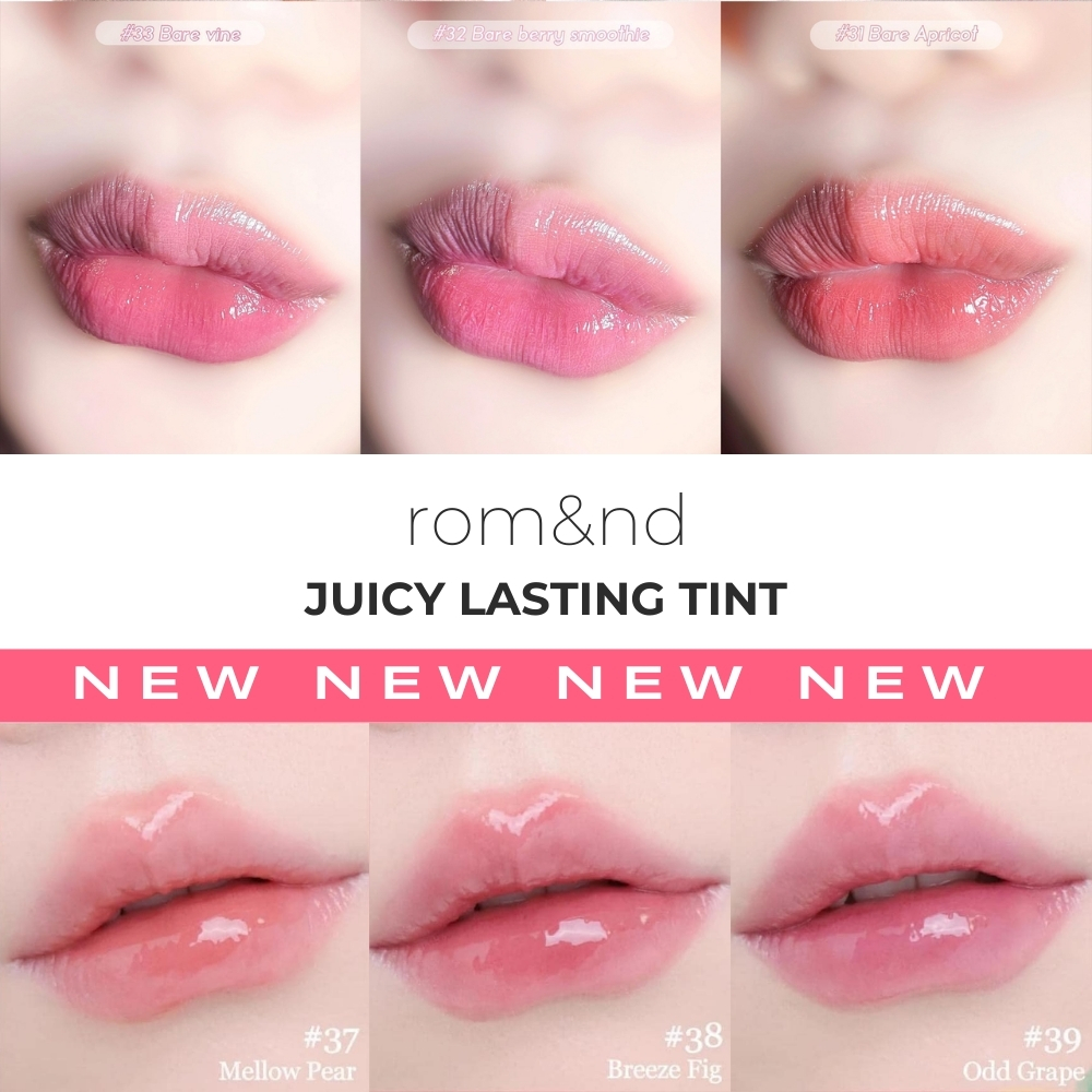 Romand [rom&nd] Juicy Lasting Lip Tint - Long-lasting & Moisturizing ...