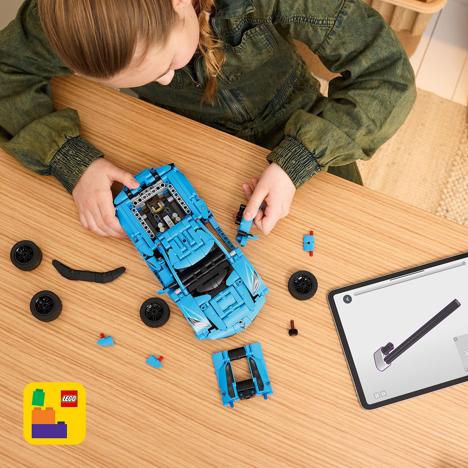 LEGO Technic 42217 Chevrolet Corvette Stingray Blue (732 Pieces ...