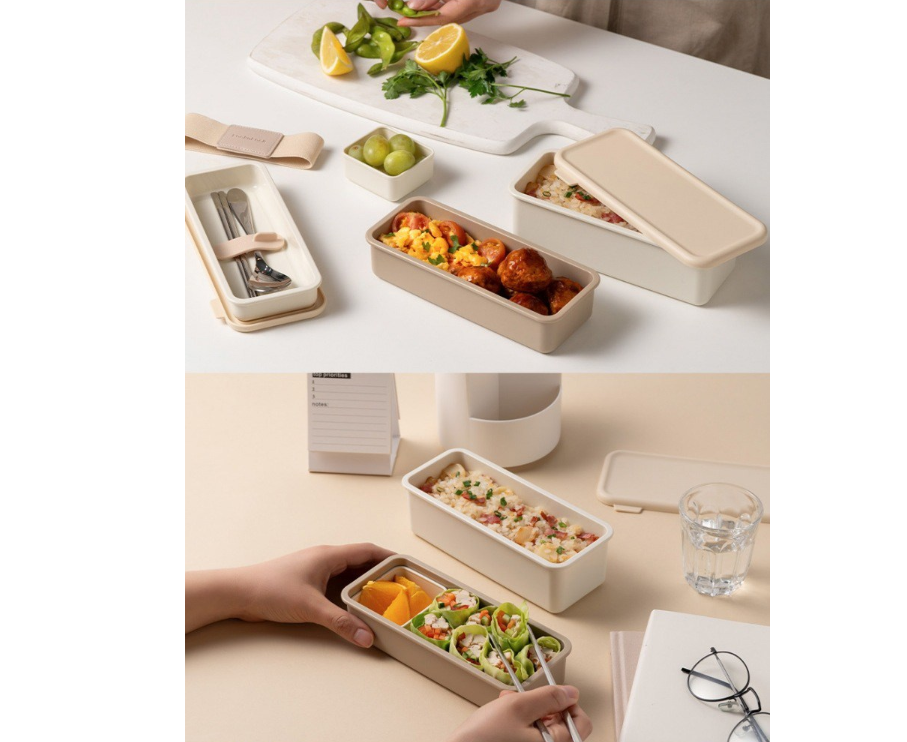 [LOCKNLOCK] 2-Tier Easy Cap Lunch Box Set | Shopee Malaysia