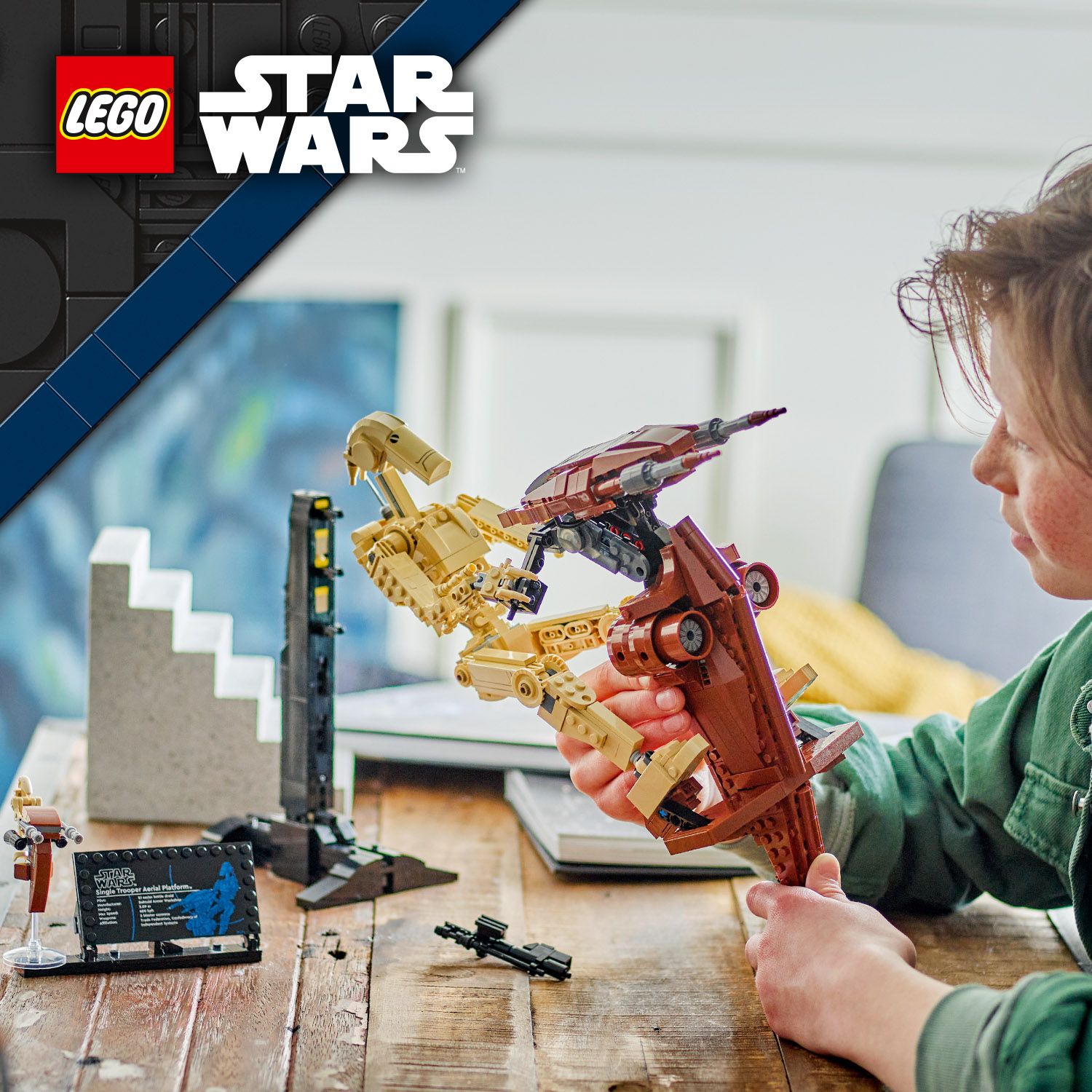 LEGO Star Wars 75428 Battle Droid with STAP (1088 Pieces) | Shopee Malaysia