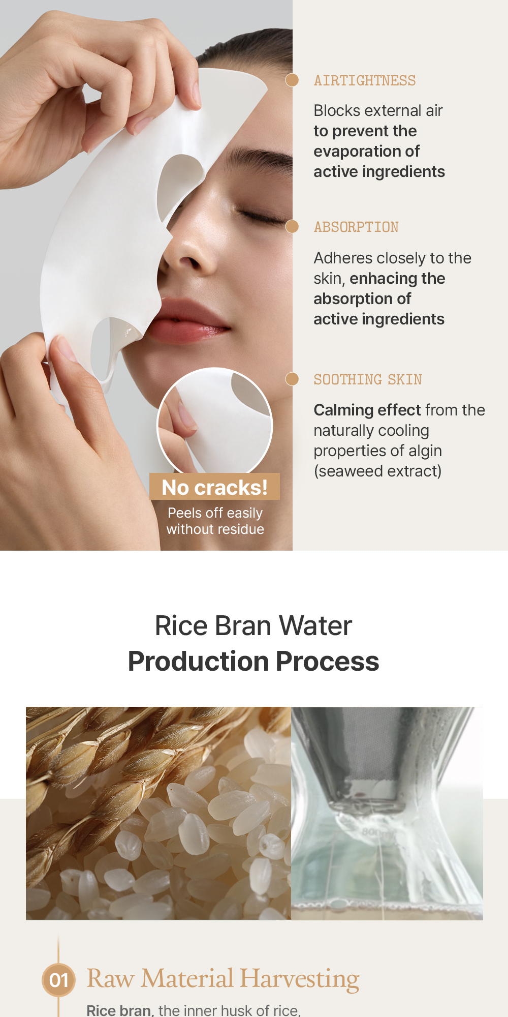 [FULLY Official] Rice-Dough Modeling Mask 50g x 4ea | Cooling Facial ...