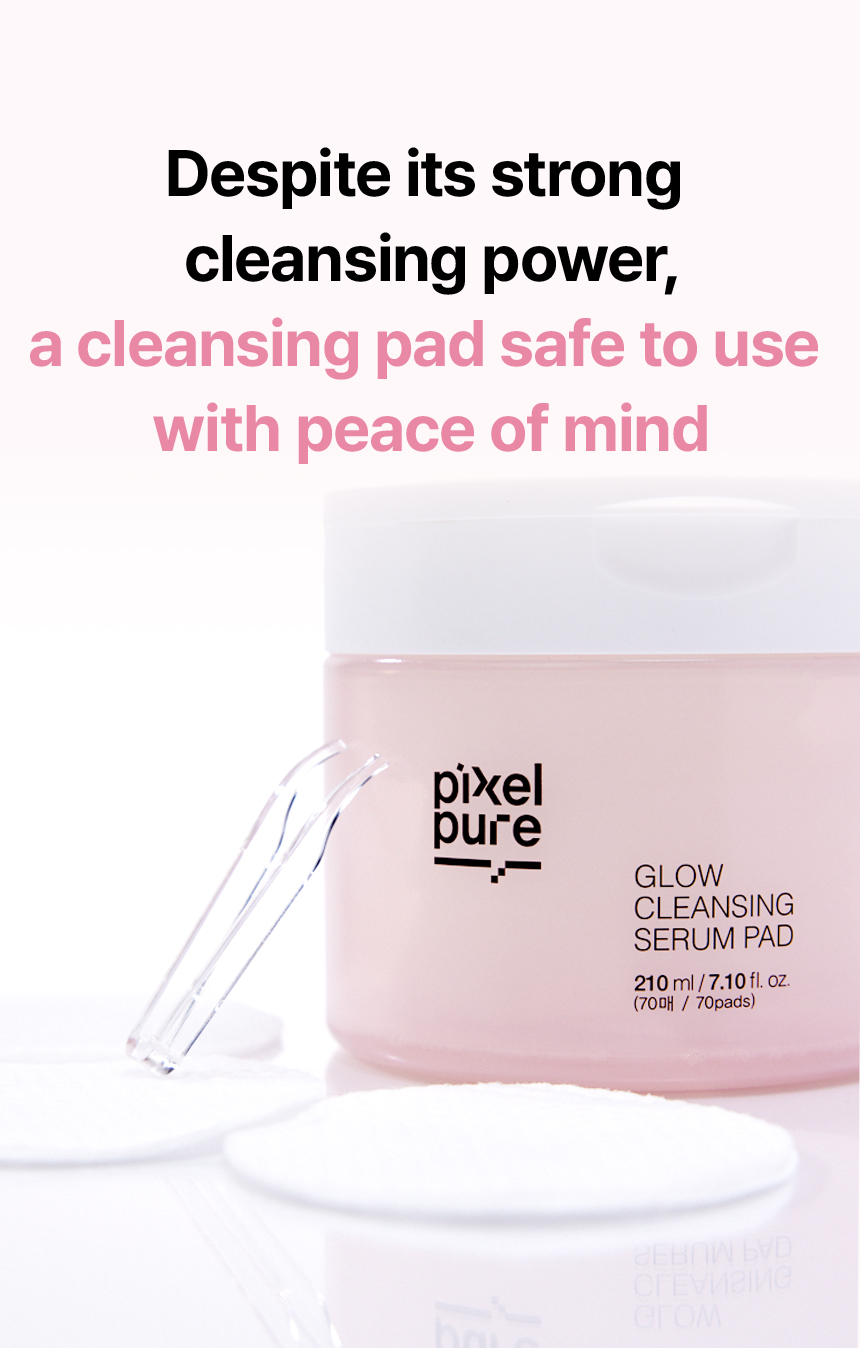 Pixelpure Glow Cleansing Serum Pad (210ml x 70 Pads) | Shopee Malaysia