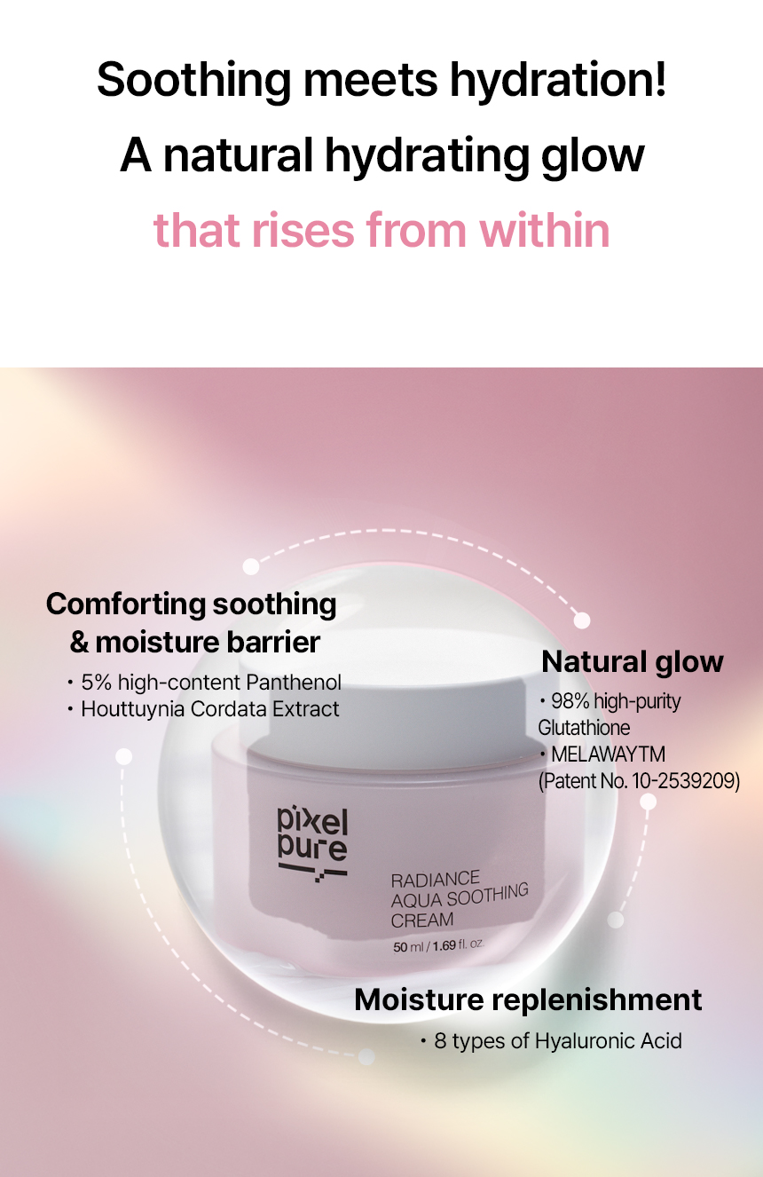 Pixelpure Soothing Radiance 2 Set(Cream 50ml + Toner 200ml) | Shopee ...