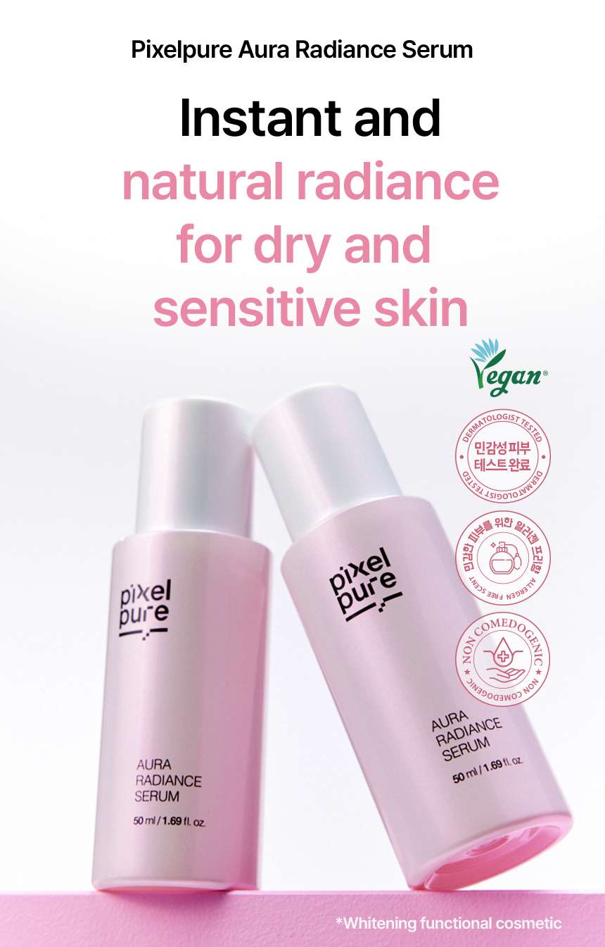 Pixelpure Soothing Radiance 3 Set(Serum 50ml + Cream 50ml + Toner 200ml ...