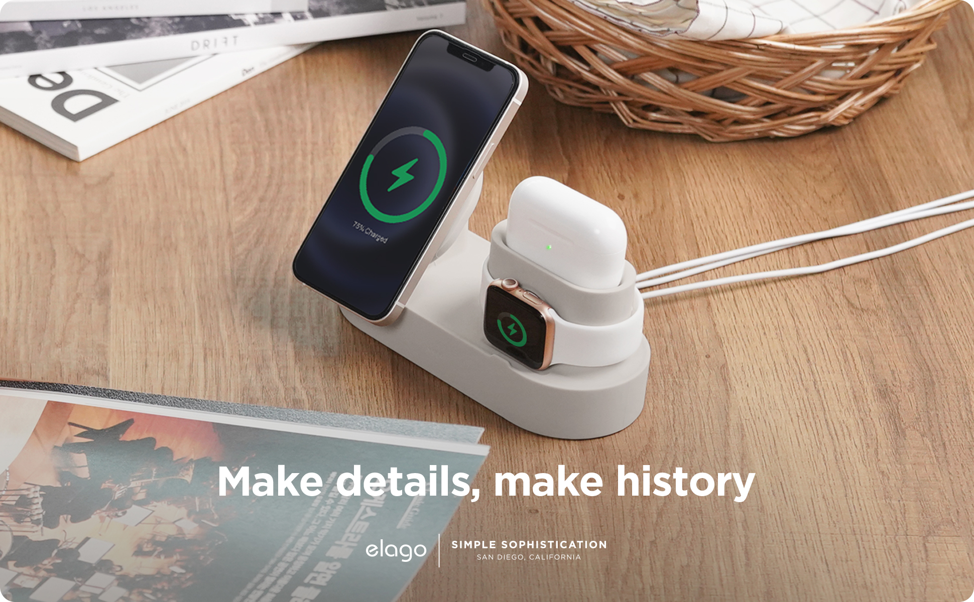 Elago 3 in 2024 1 apple charging station