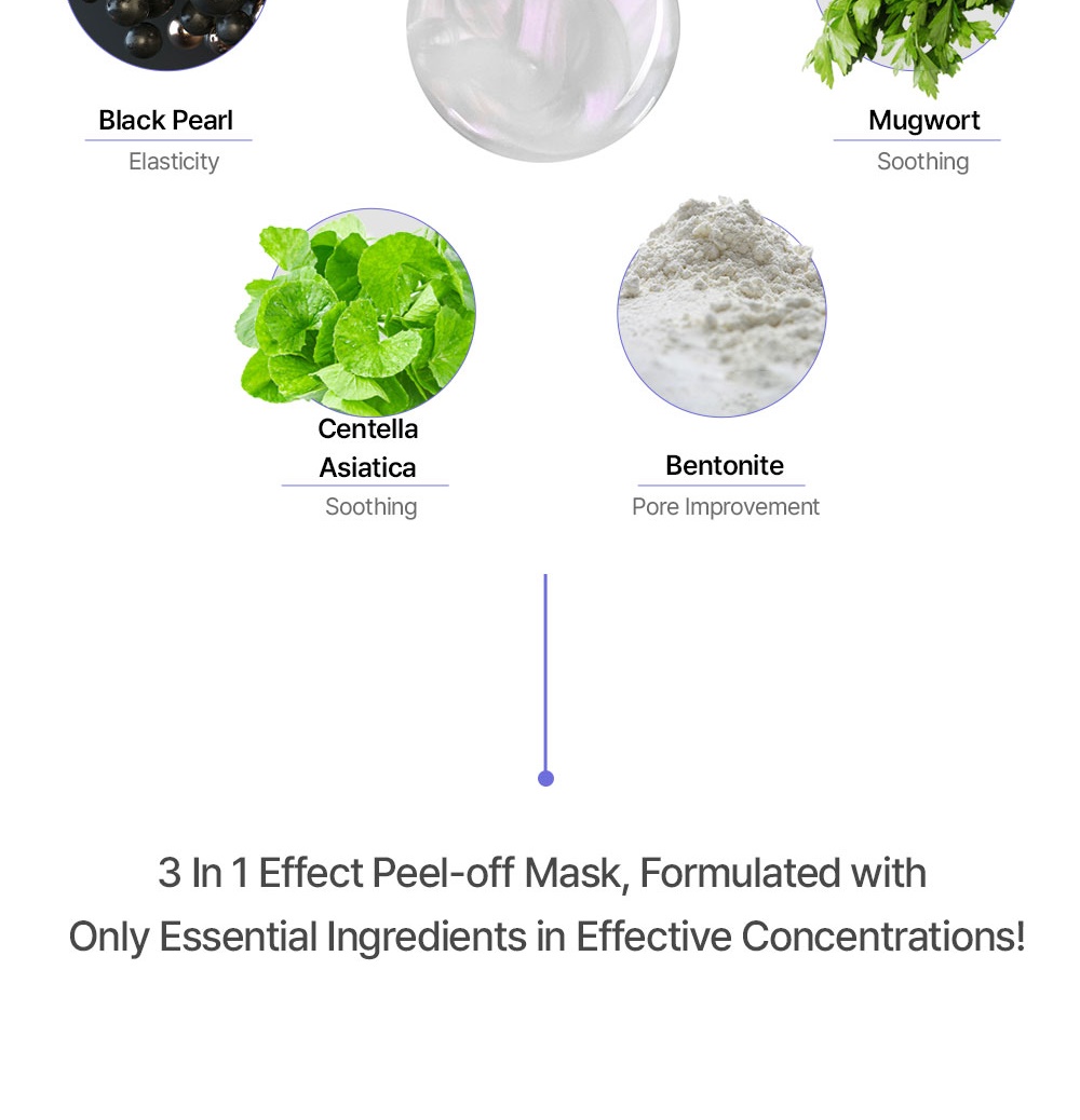 [RAVIEL] Purple Jewel Clean Peel Off Pack 120ml / Peel Off Mask ...