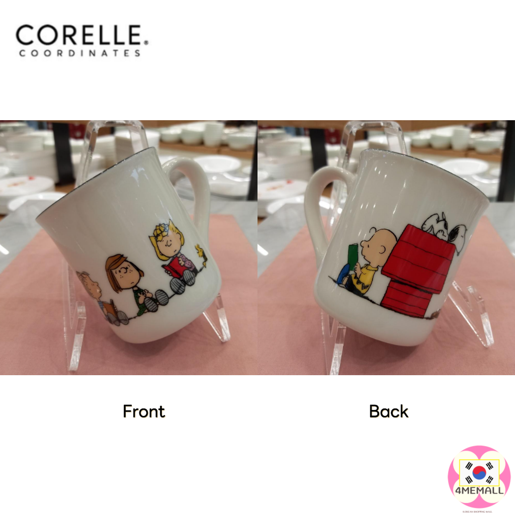 CORELLE COORDINATES × Peanuts Snoopy the Home Black Mug 1P 400ml