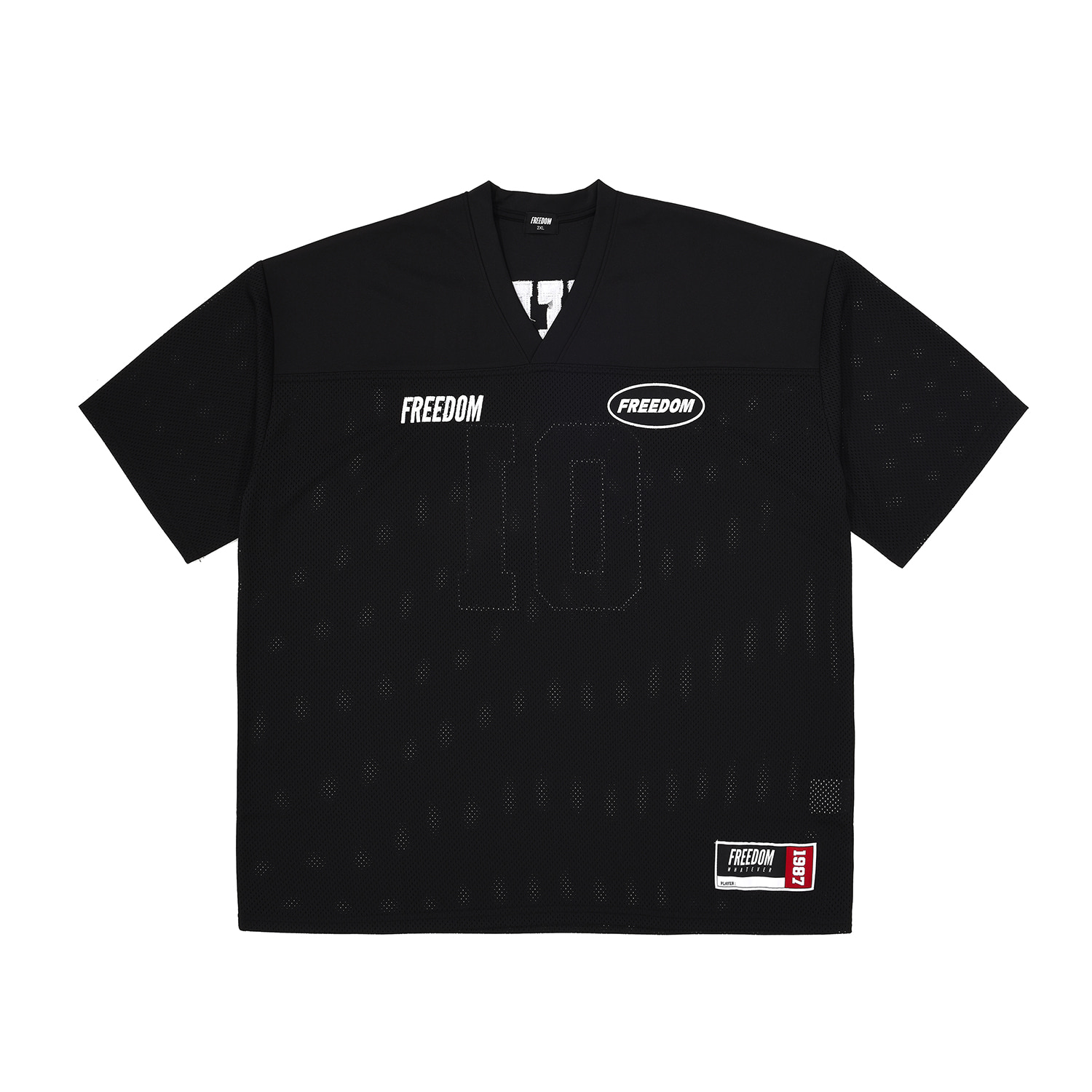 ☆FREEDOM☆ TPOI Mesh Rugby Jersey Black TF23MMTS2010BK FREEDOM Mesh Rugby Jersey (Black) – Freedom Whatever HK