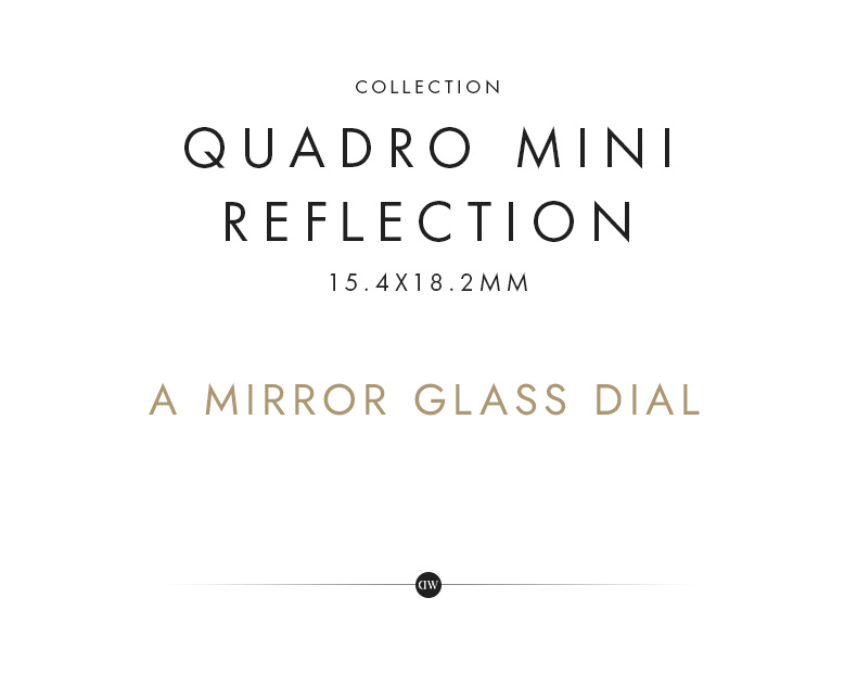 Daniel Wellington Quadro Mini Reflection Black - Women Watch stainless ...