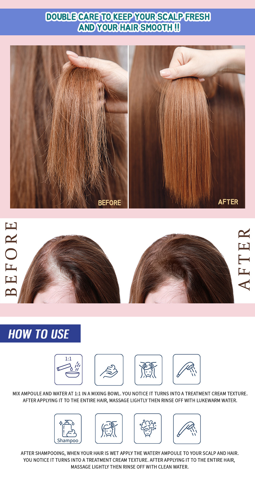 MD1 (NEW)Intensive Peptide Complex Professional Scalp & Hair Ampoule