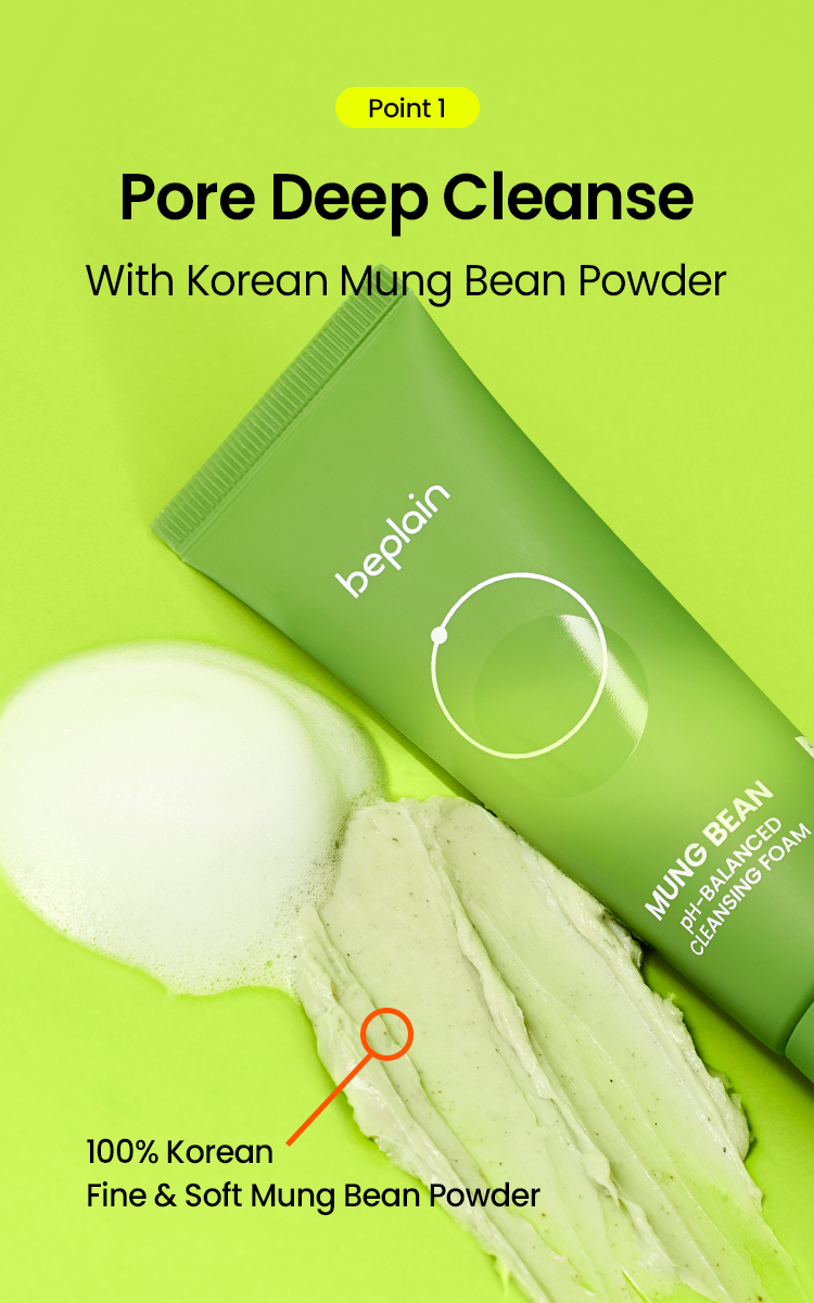 beplain Mung Bean pHBalanced Cleansing Foam Jumbo 160ml Shopee Malaysia