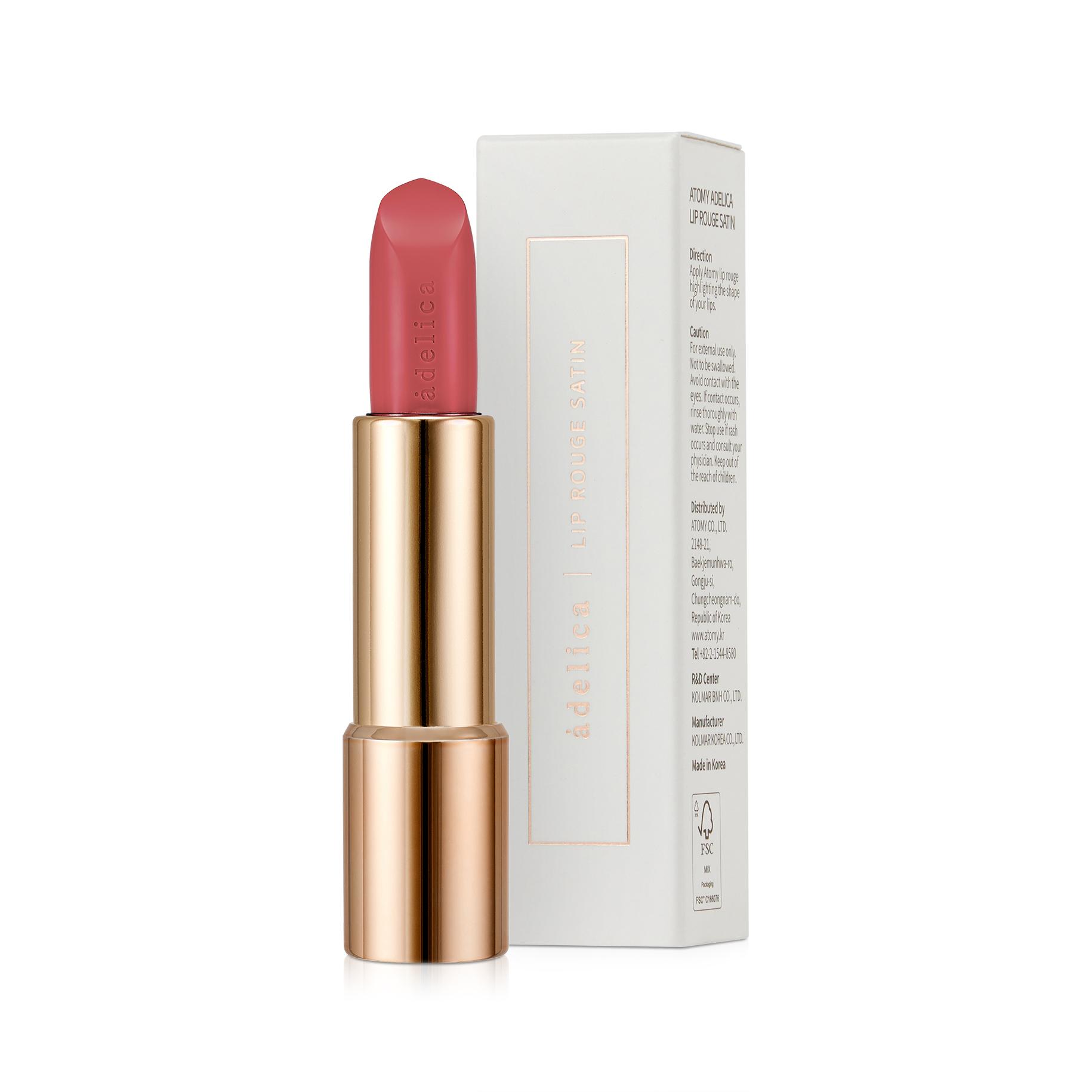 [ATOMY] ADELICA LIP ROUGE SATIN / 3Type / Korean Genuine Products ...