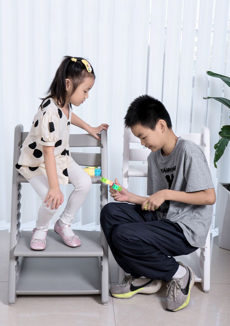 Happy Growth Orange Multifunctional Baby High Chair main image 1