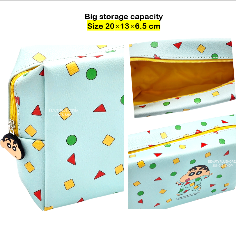 [Crayon ShinChan] Shinchan Square leather pouch large 1p 1047462 ...