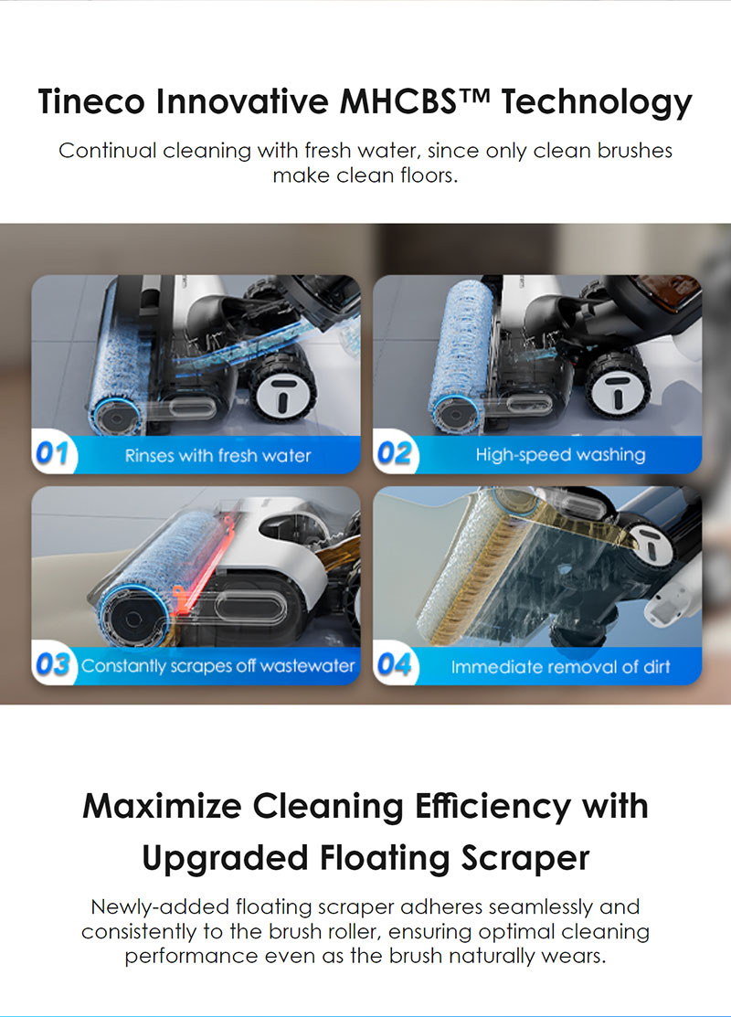 Flagship Tineco Floor One Switch S7 Smart Floor Washer Vacuum Cleaner