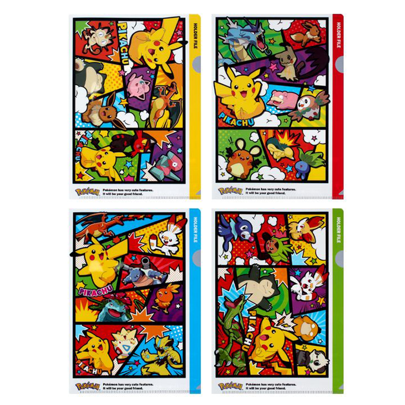 Pokemon PP A4 Document File Folder Paper Holder Cute Korean Stationery ...