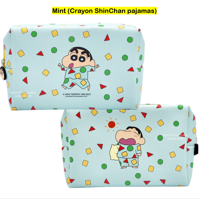[Crayon ShinChan] Shinchan Square leather pouch large 1p 1047462 ...