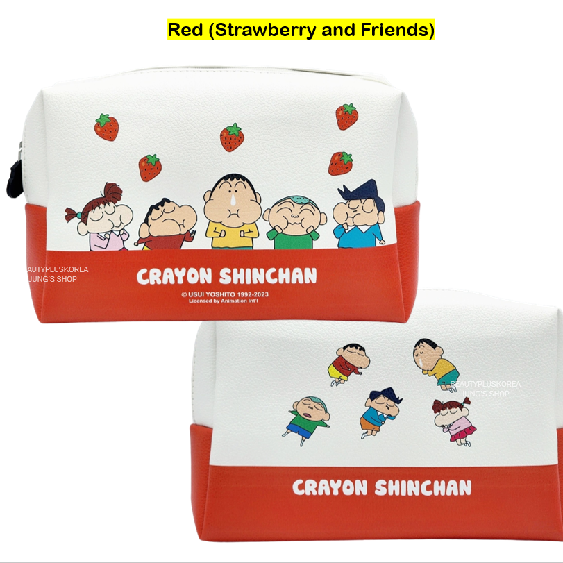 [Crayon ShinChan] Shinchan Square leather pouch large 1p 1047462 ...