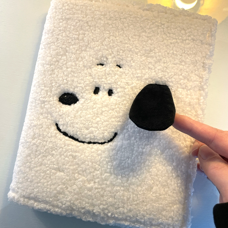 Peanuts Snoopy Undated Pompom Cover Diary Planner Scheduler Monthly ...