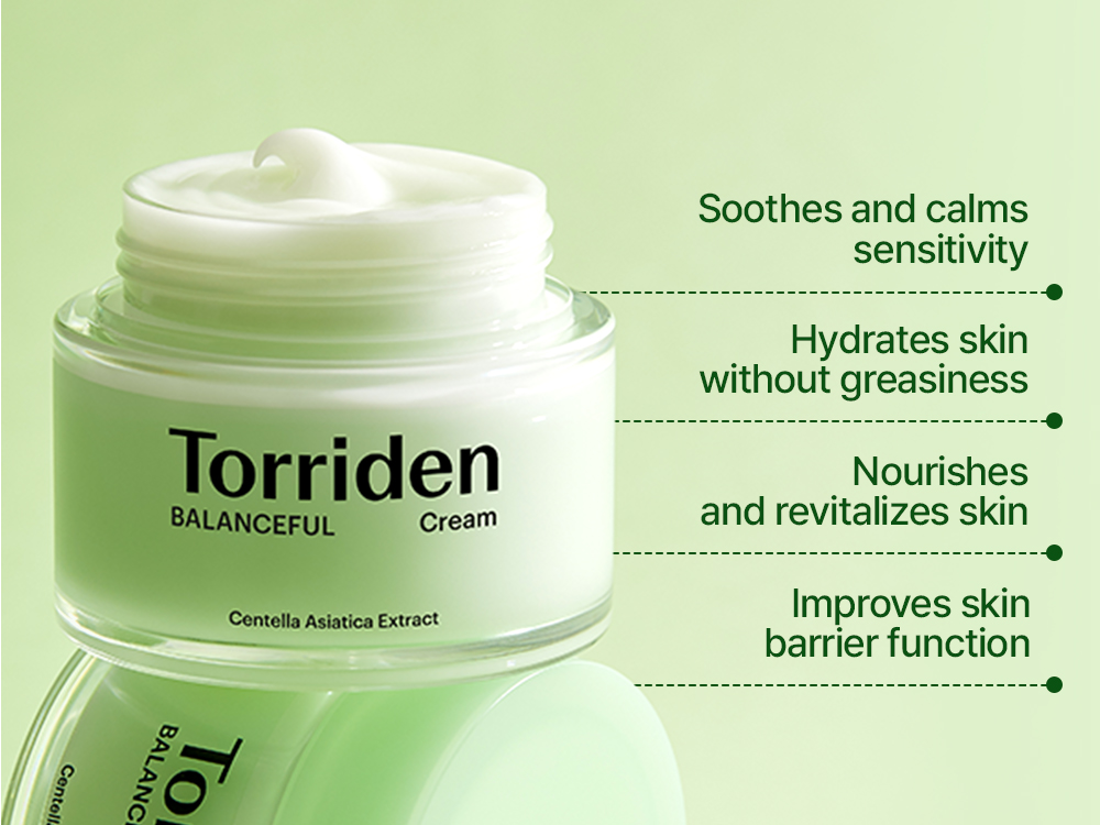 [Torriden Official] BALANCEFUL Cica Cream for Soothing and Moisturizing ...