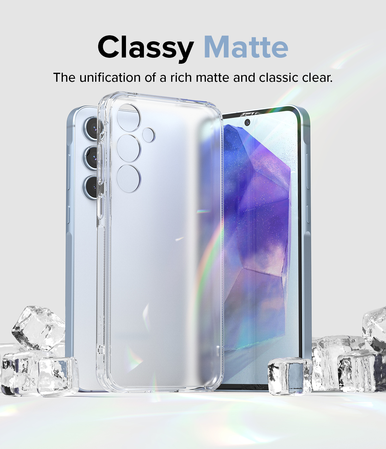 Ringke Fusion for Galaxy A55 Clear Natural Form Protective Cover ...