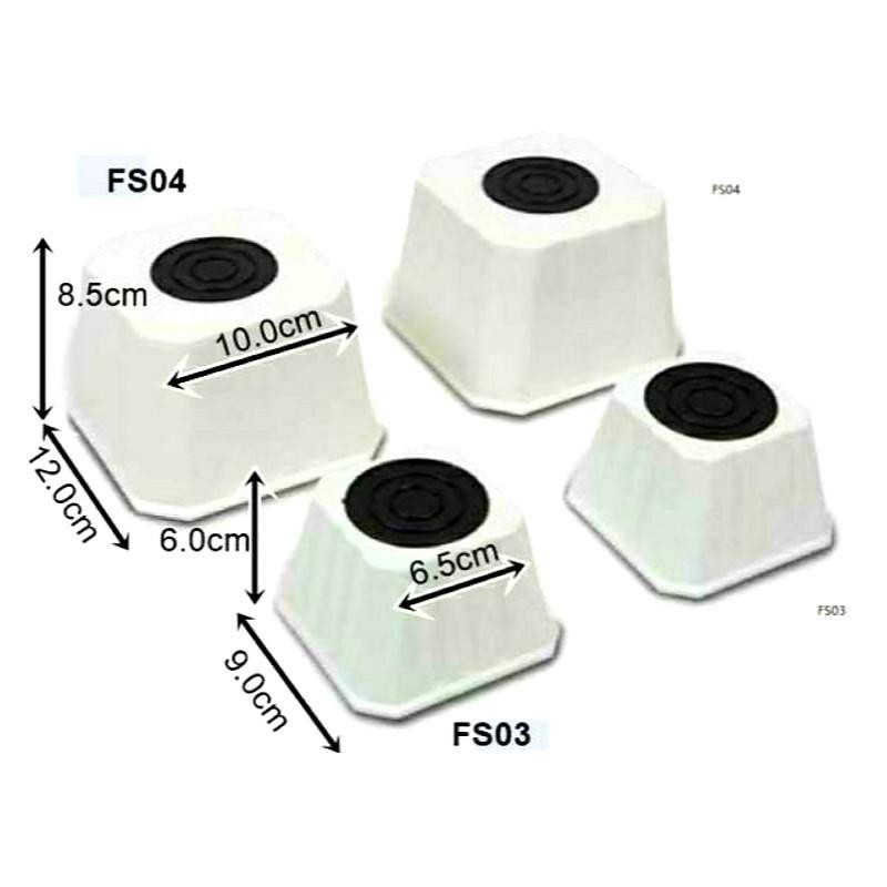 GILA Durable White / Grey Multi Purpose Raiser Stand Leg for Washing ...