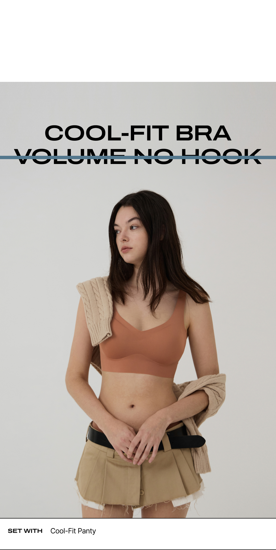 VERISH Cool-Fit Bra Volume No Hook