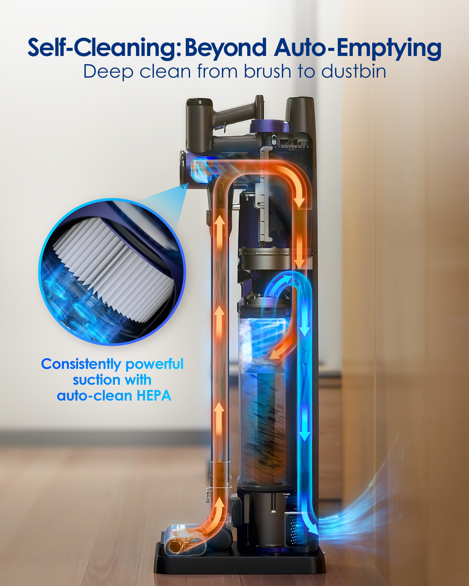 Tineco Pure One Station FurFree Smart Cordless Stick Vacuum Cleaner 4