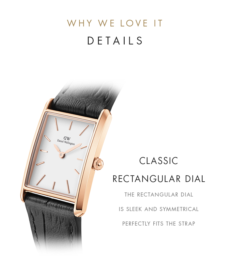 Daniel Wellington Bound 3-Link Rose Gold Watch 35x24mm