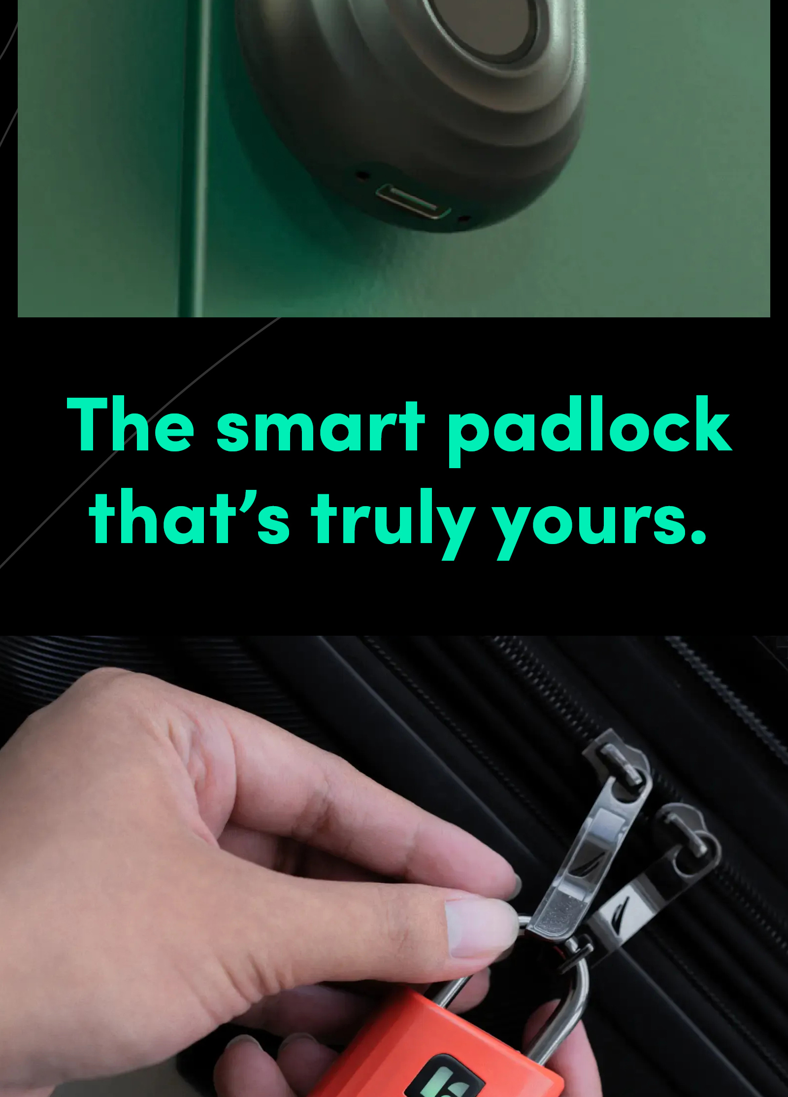IGLOOHOME SP3 (SMART PADLOCK LITE) WITH FINGERPRINT + MOBILE APP (1 ...