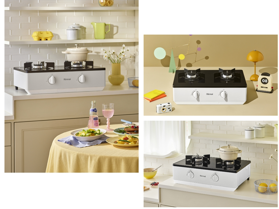 Rinnai Korea 2 Burner Compact AA Gas Range 3 Colors | Shopee Malaysia