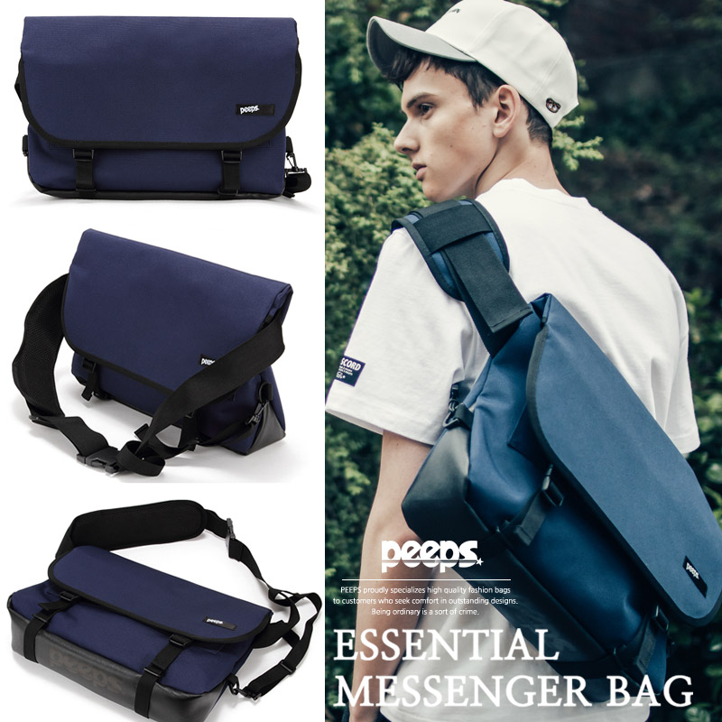 ★2021SS新作★PEEPS★ESSENTIAL MESSENGER BAG_5色 PEEPS] Essential Messenger Bag(6 Color) | Shopee Malaysia